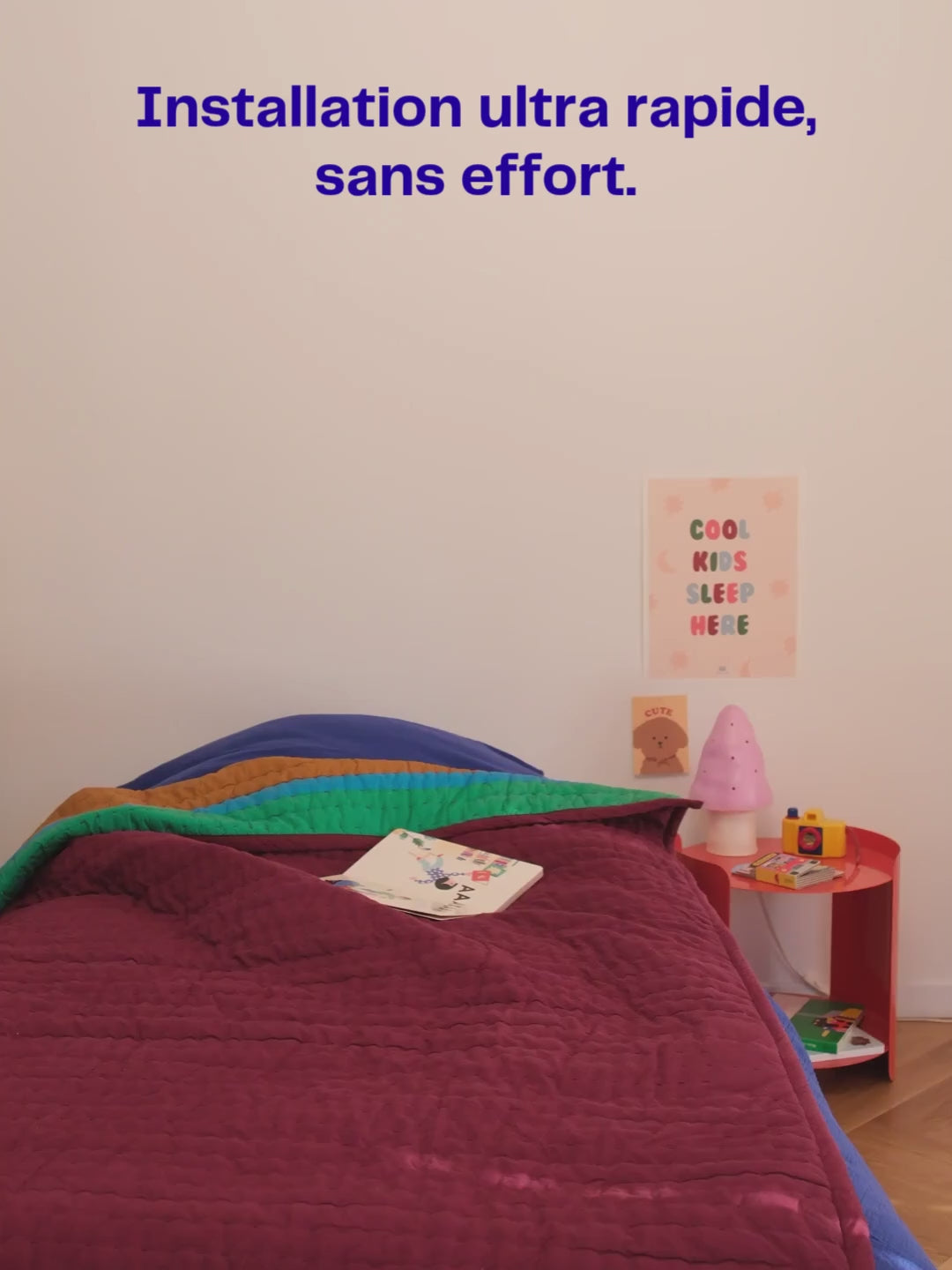 Tête de lit enfant rectangulaire – À tête reposée | 90 x 110 cm
